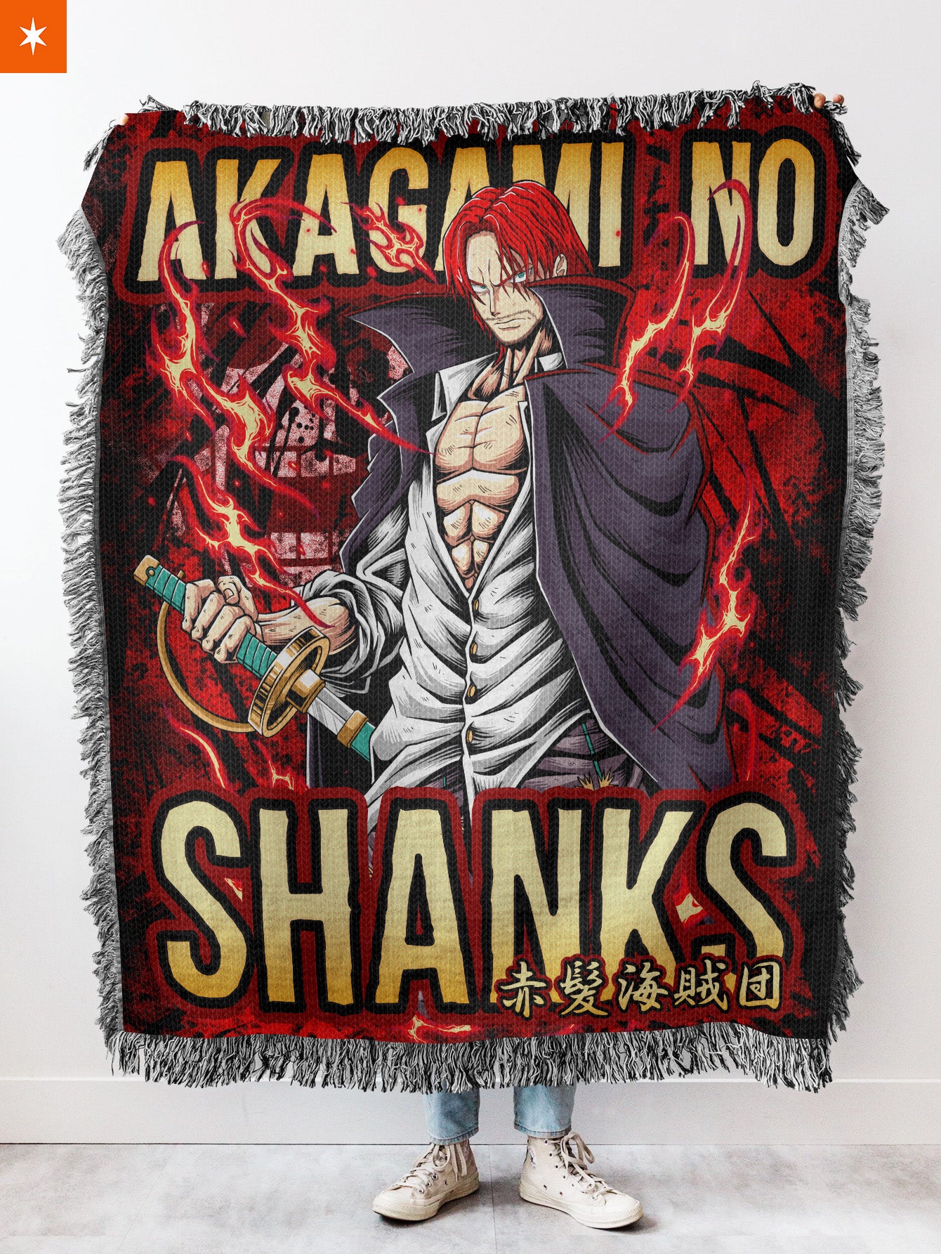 Akagami No Shanks Woven Tapestry