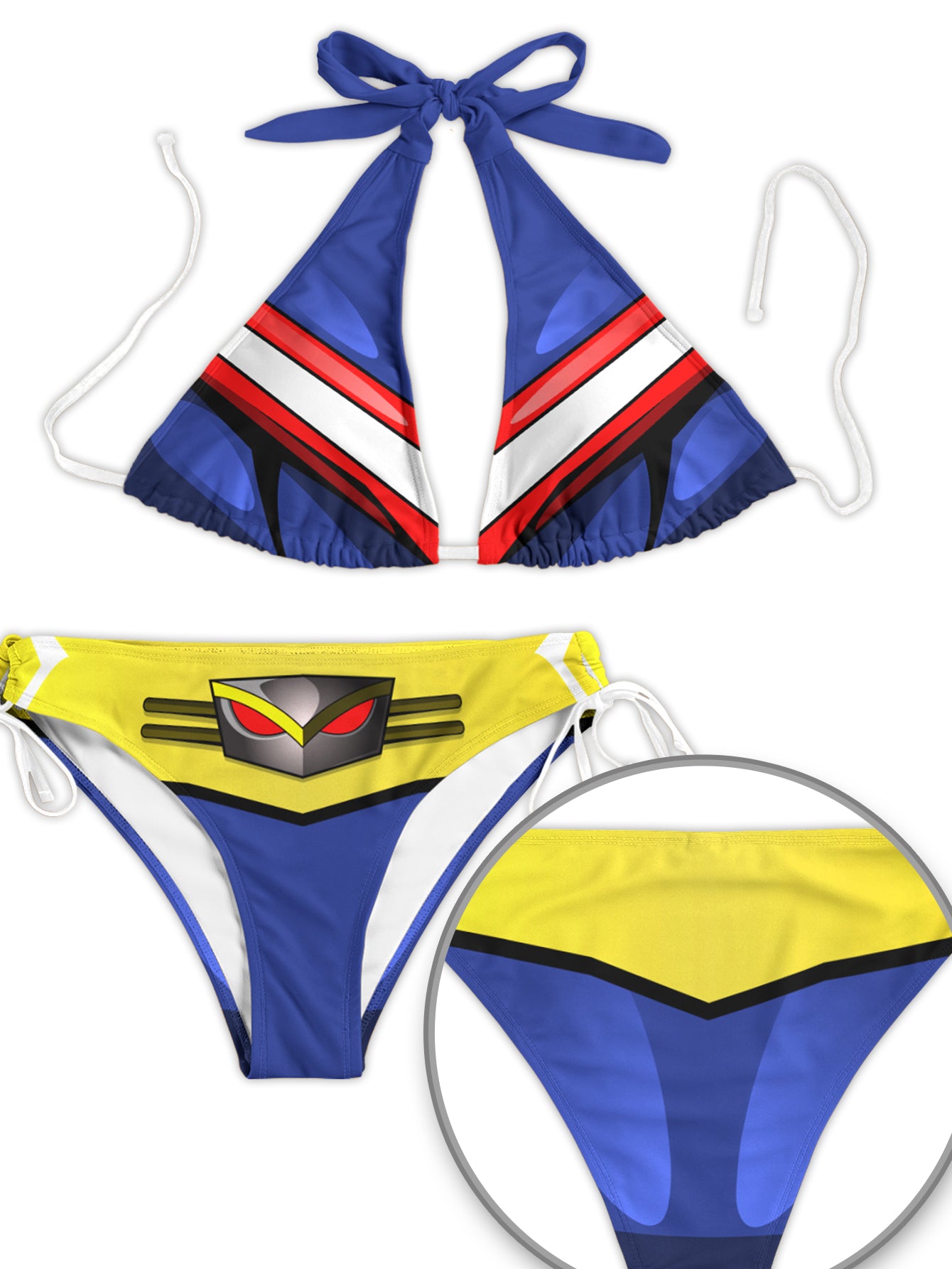 Fandomaniax UA High All Might Bikini Swimsuit