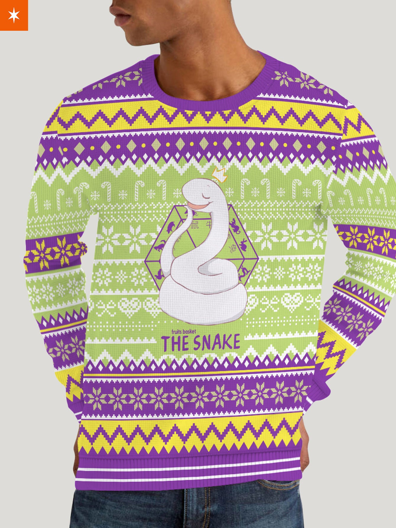 Fandomaniax - Ayame the Snake Unisex Wool Sweater