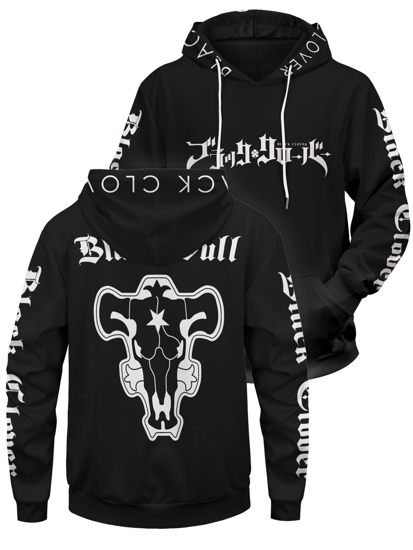 Black clover black bulls clearance hoodie