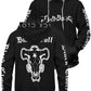 Fandomaniax - Black Bull Unisex Pullover Hoodie