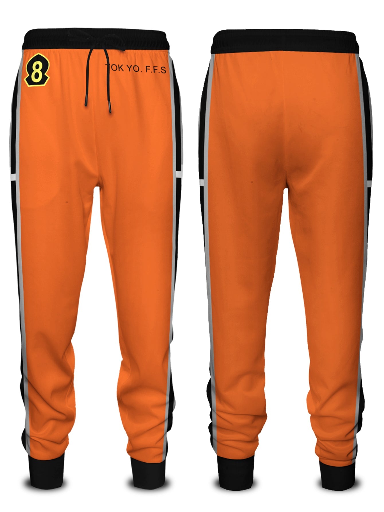Orange jogger pants