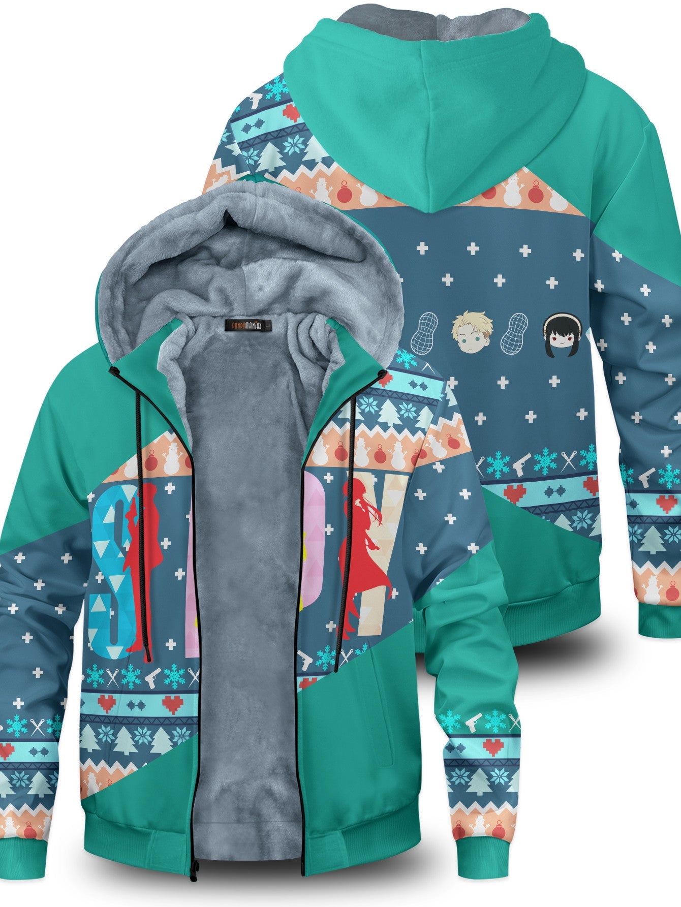 Fandomaniax Xmas Velvet Hoodie