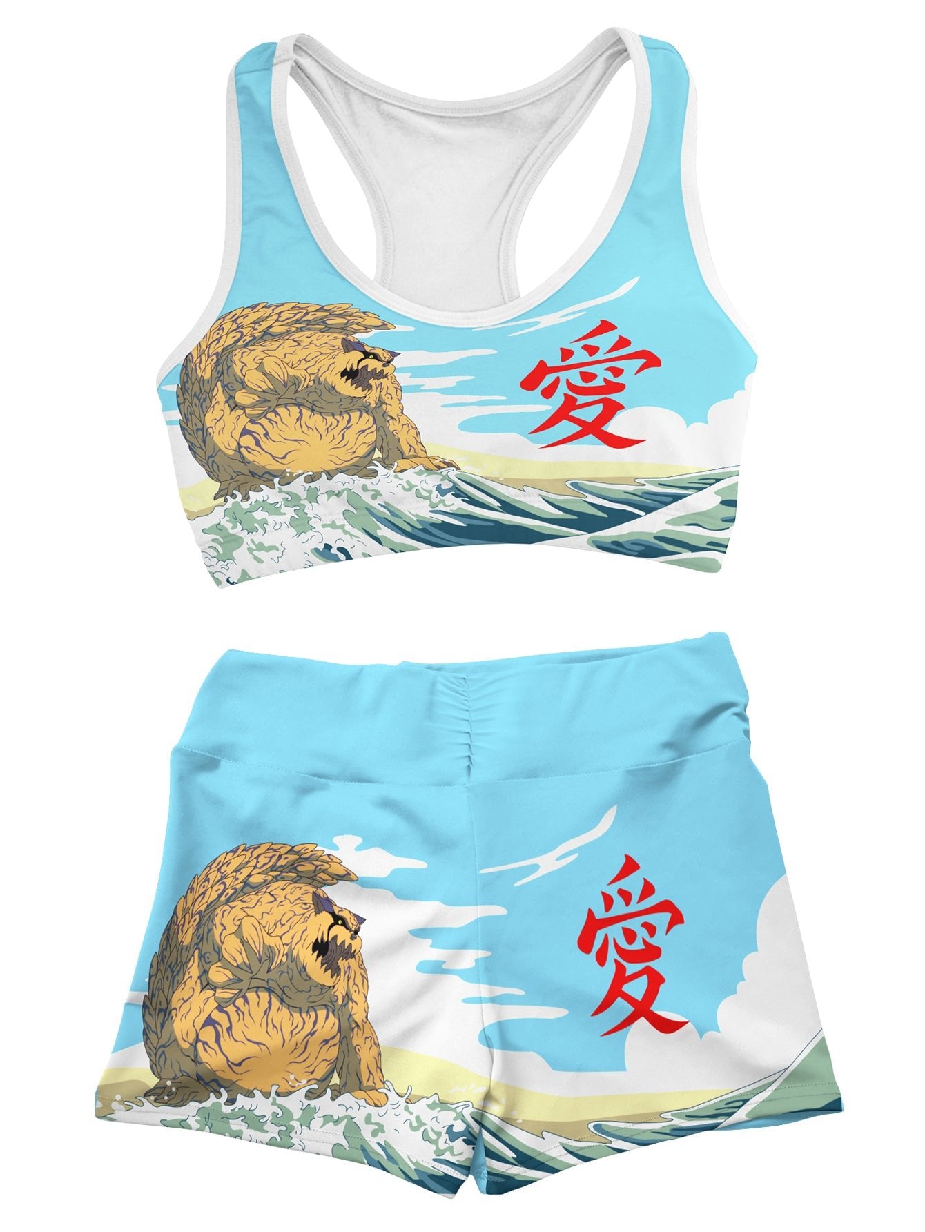 Fandomaniax- Gaara Summer Active Wear Set