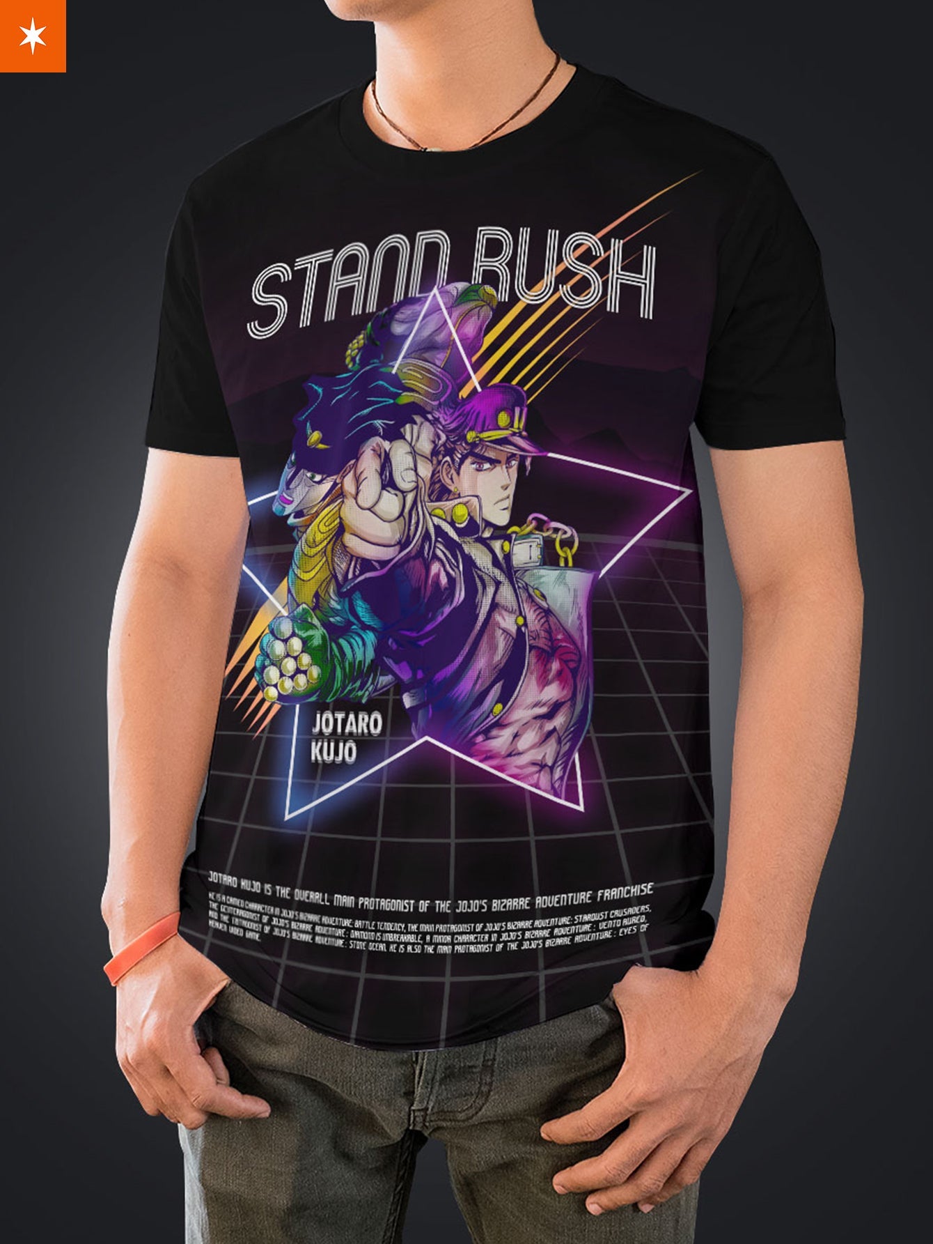 Fandomaniax Jotaro Retro Unisex T Shirt