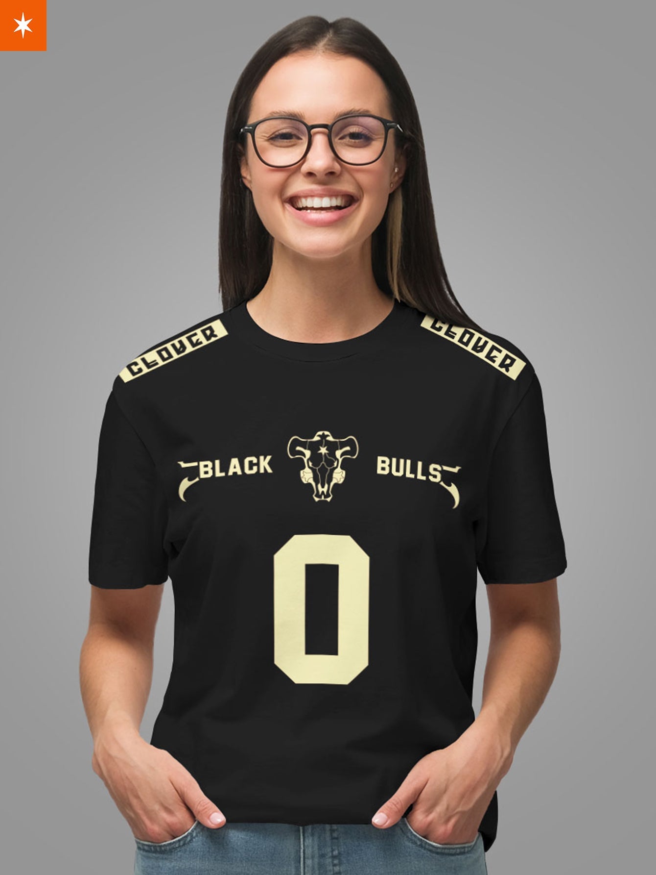 Fandomaniax - Personalized Black Bull Uniform Unisex T-Shirt