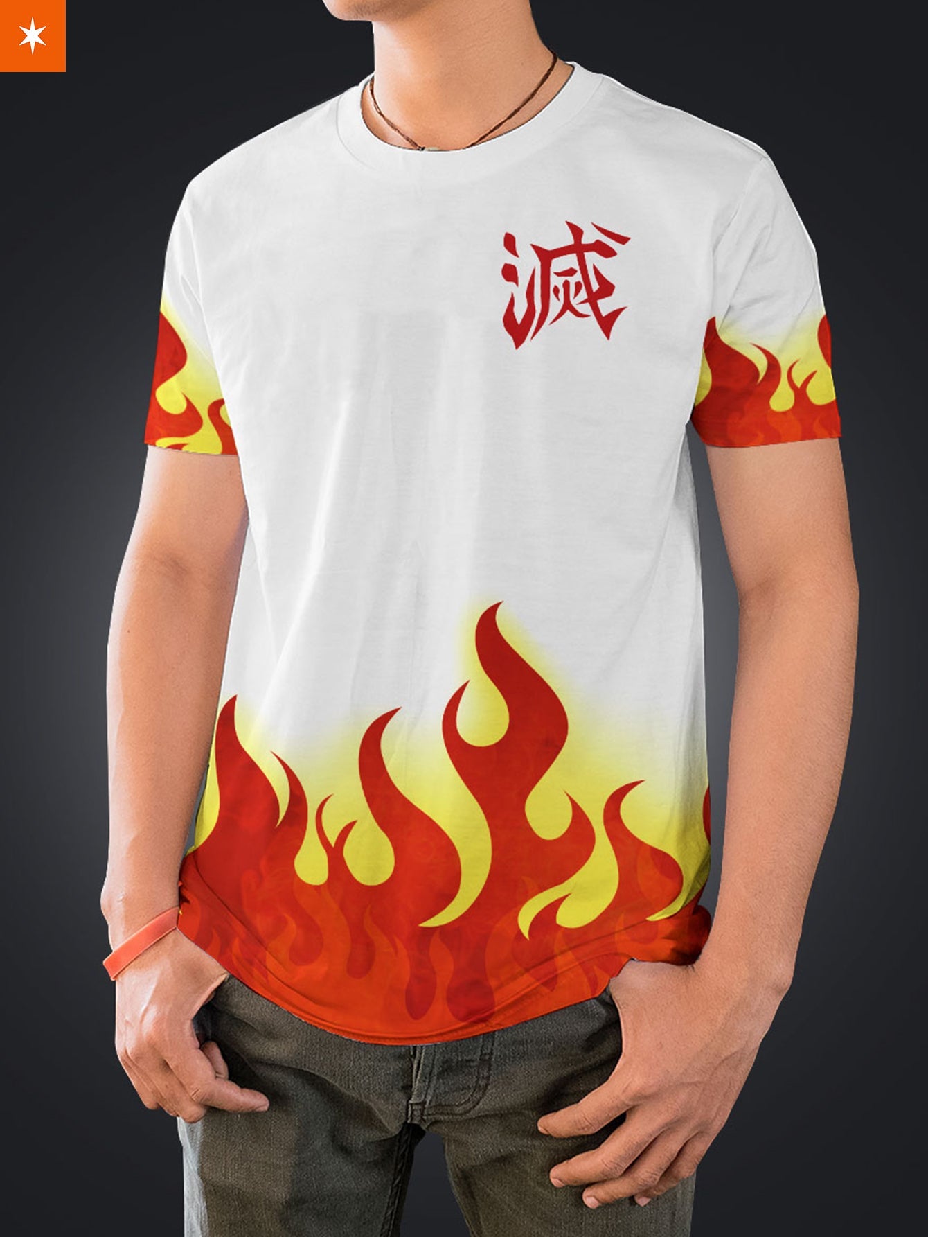 Fandomaniax - Rengoku Spirit Unisex T-Shirt
