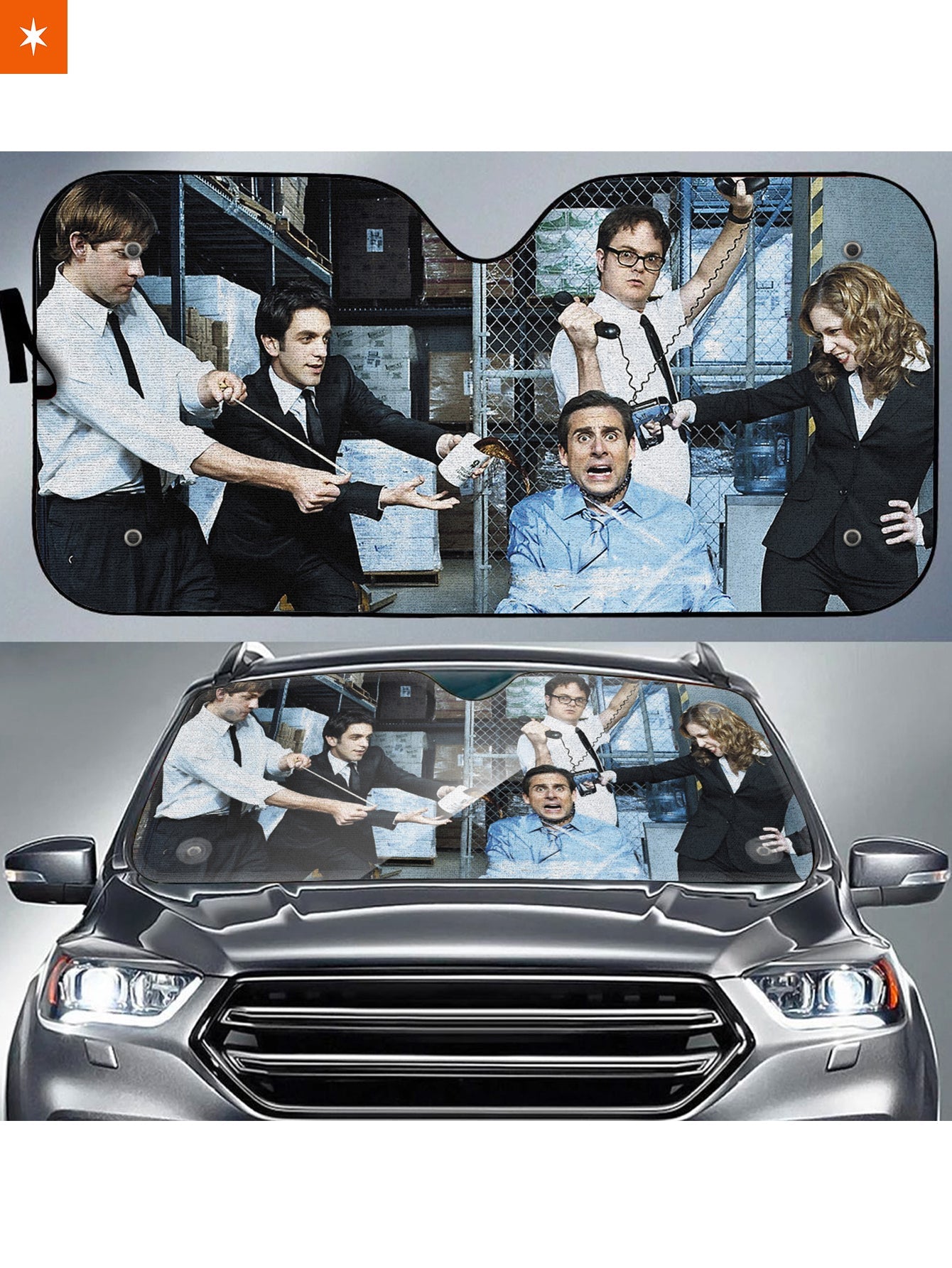 The office deals car windshield shade