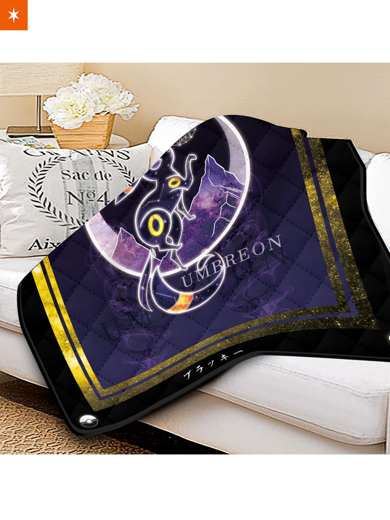 Fandomaniax - Umbreon Spirit Quilt Blanket