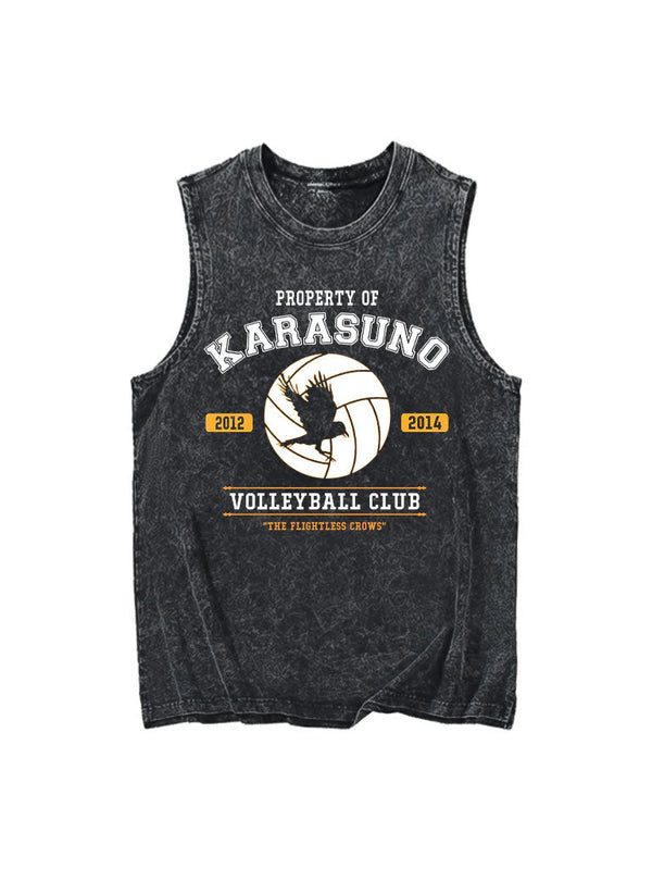 Karasuno High Vintage Pump Cover Tank Top