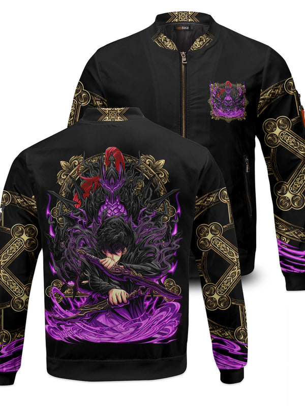 SL Purple Knight Bomber Jacket