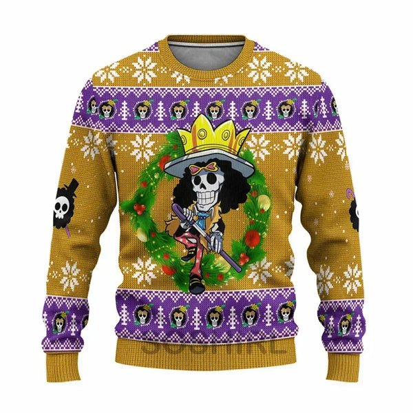 Dead Bones Unisex Wool Sweater