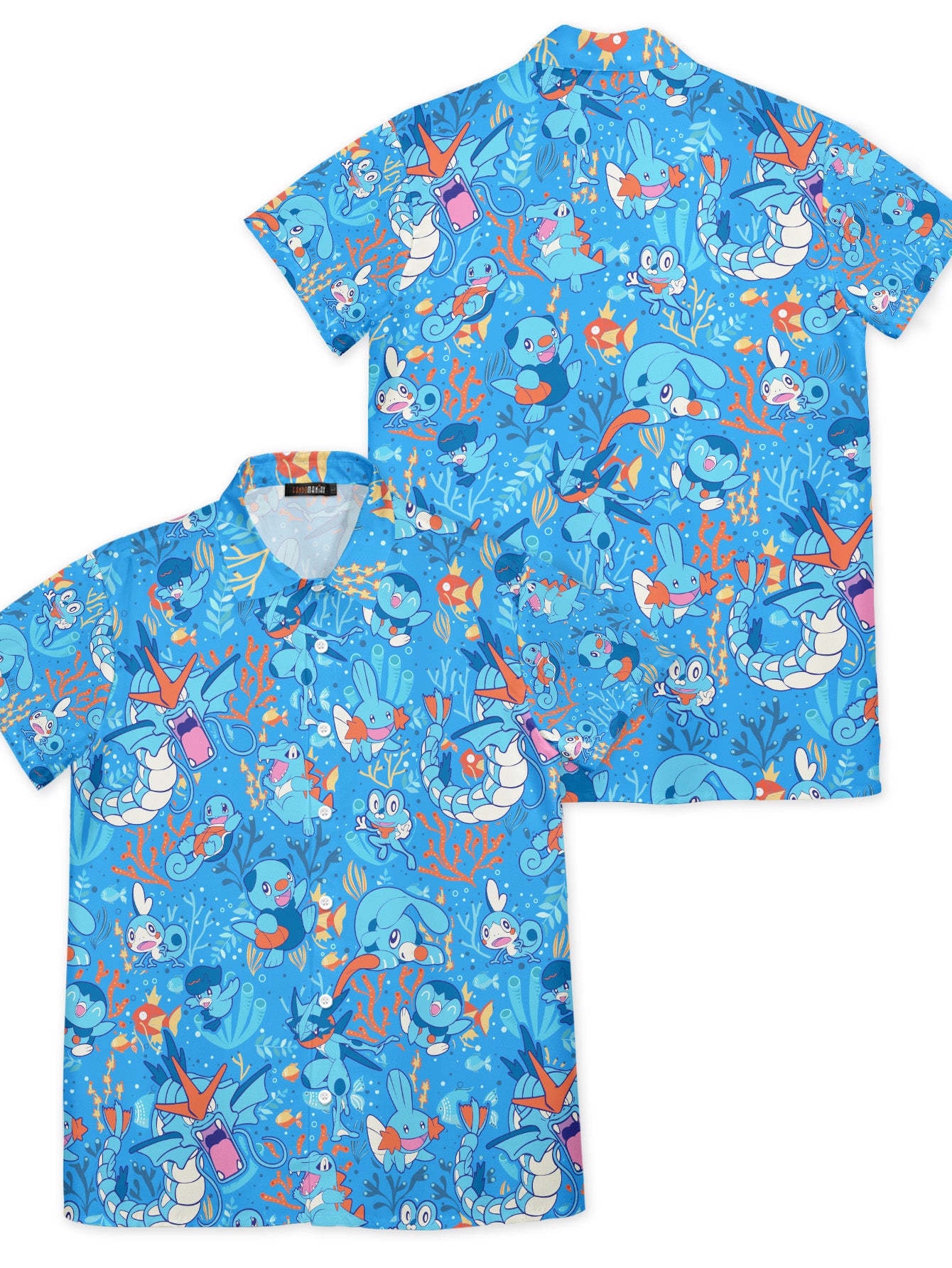 Water Type Aloha Hawaiian Shirt