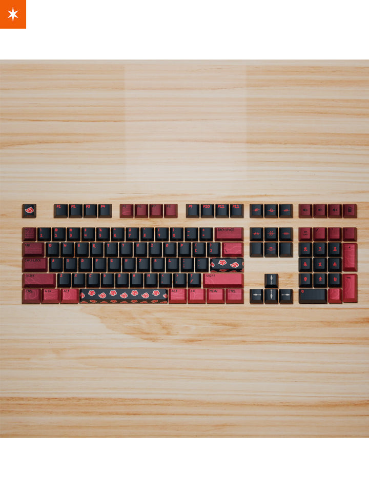 Akatsuki Themed Keycap & Deskmat – Fandomaniax