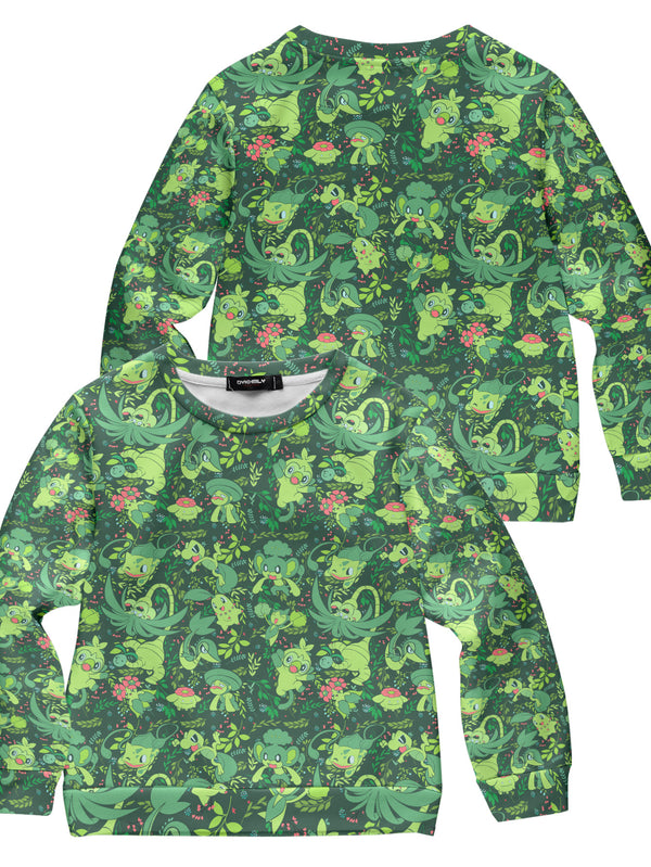 Grass Type Aloha Kids Unisex Wool Sweater