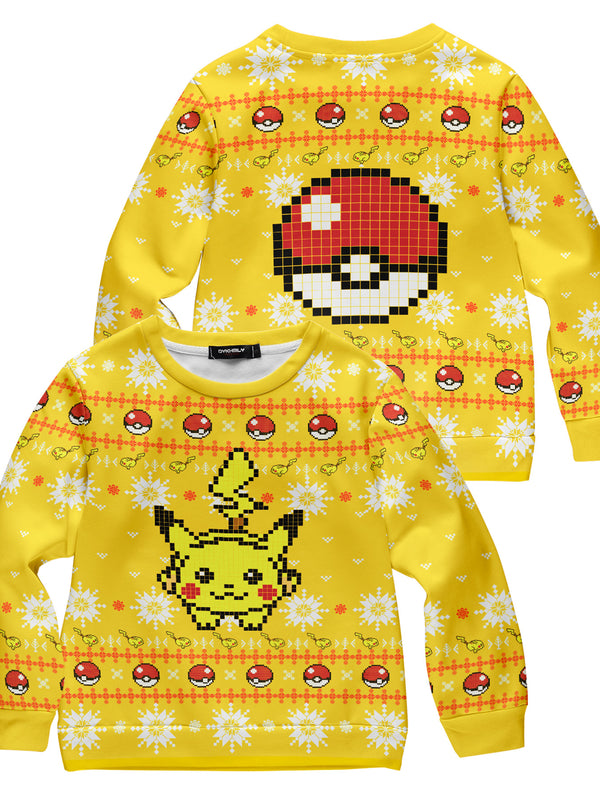 OG Pika Xmas Kids Unisex Wool Sweater