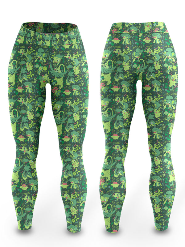 Grass Type Aloha Unisex Tights