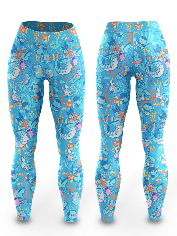 Water Type Aloha Unisex Tights