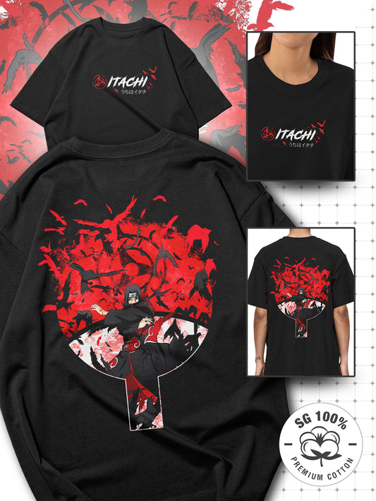 Itachi Crow Urban Fashion Oversize T-Shirt