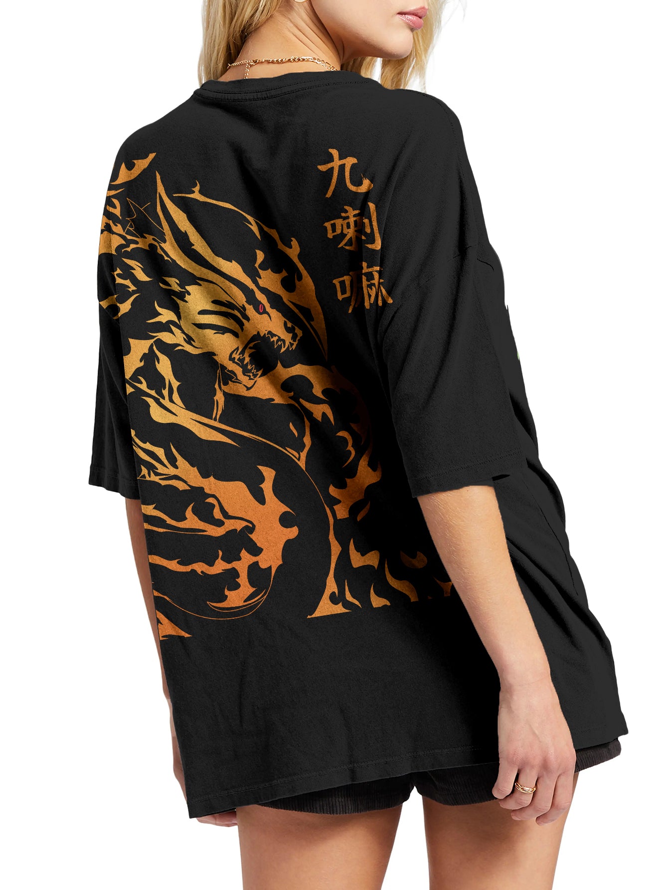 Kurama Face Urban Fashion Oversize T-Shirt