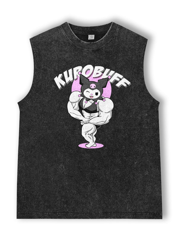 Kurobuff Vintage Pump Cover Tank Top