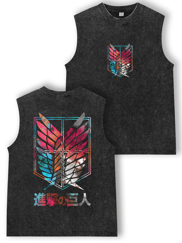 Survey Corps Urban Fashion Vintage Pump Cover Tank Top