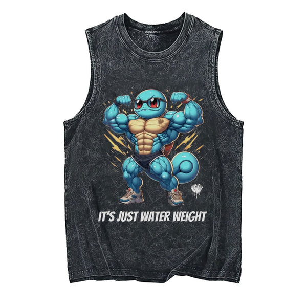 Squirtbro Gym Vintage Pump Cover Tank Top