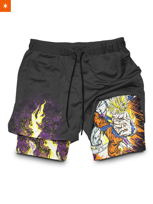 Goku Vs Frieza Performance Shorts