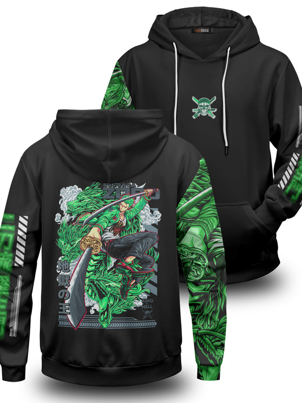 Nitoryu Zoro Urban Unisex Pullover Hoodie