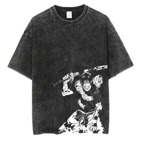 Random JJK Style Vintage T-Shirt/Tank Top