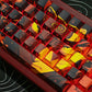 KEYBOARD - Limited Edition Custom 65% Keyboard - Naruto 68Keys RGB backlight, triple mode (wired, wireless and bluetooth)
