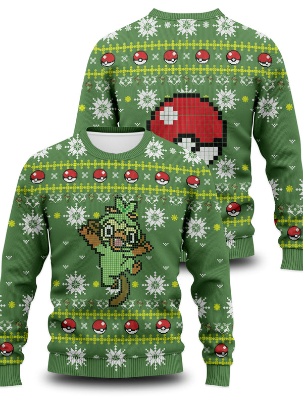 OG Grass Type Xmas Unisex Wool Sweater