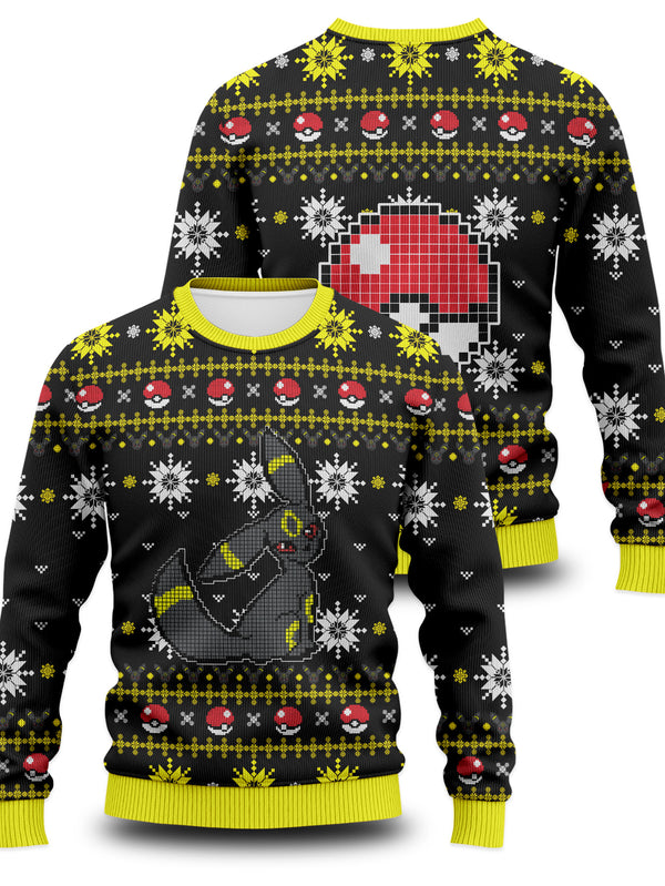 OG Umbreon Xmas Unisex Wool Sweater