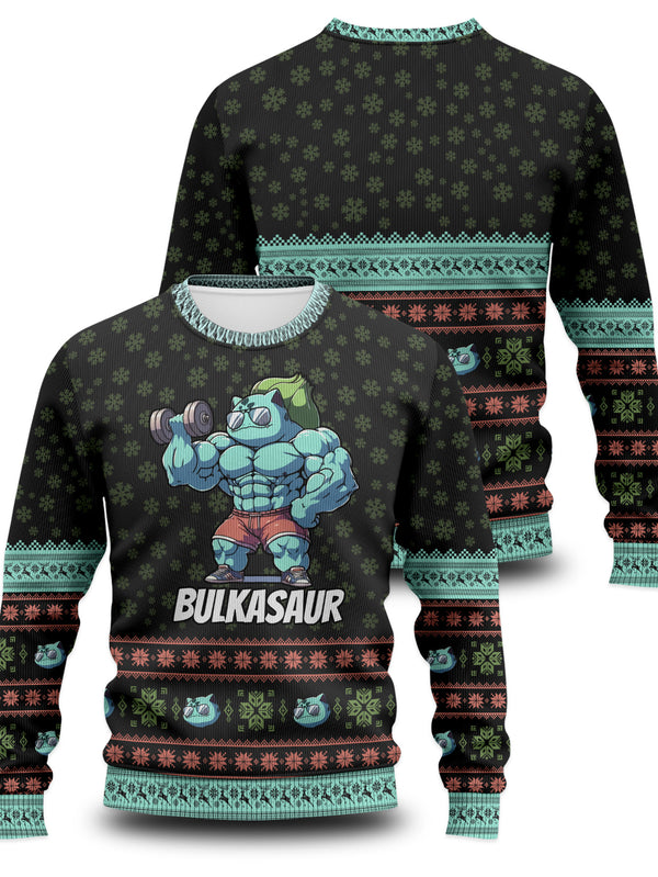 Bulkasaur Gym Unisex Wool Sweater