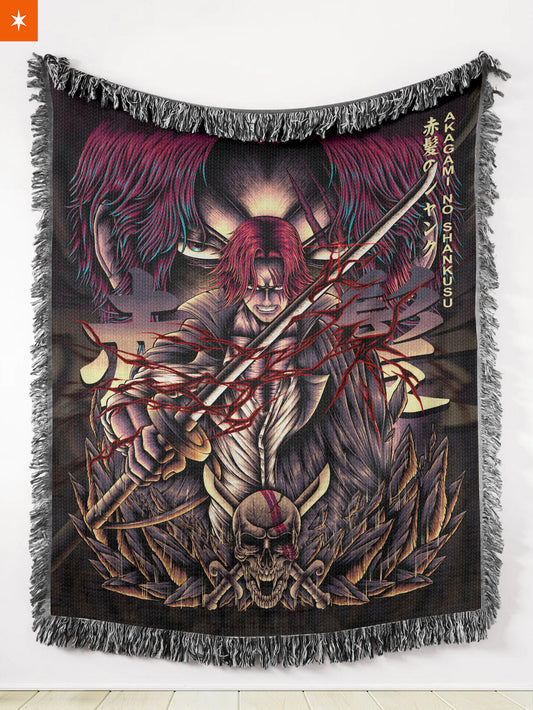 Captain of the Red Force Woven Tapestry