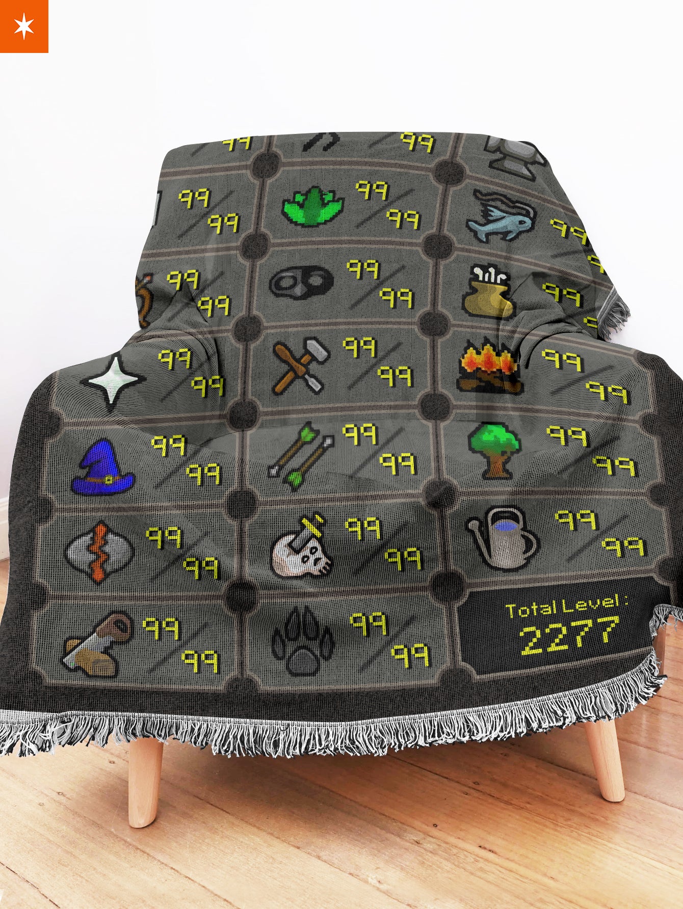 Runescape Max Stats Woven Tapestry