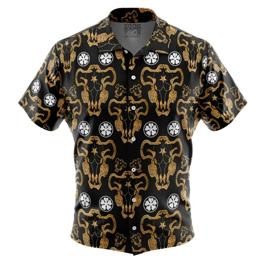 Black Bulls Black Clover Hawaiian Shirt