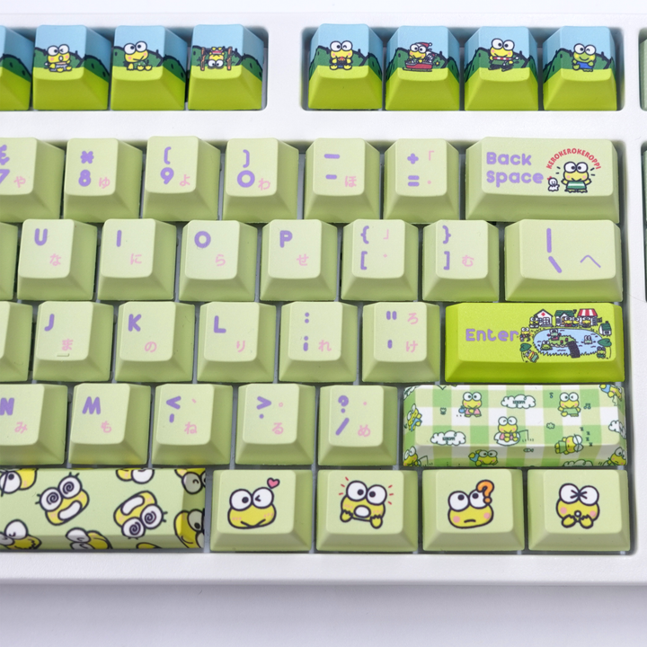 Keroppi Keycaps - Goblintechkeys