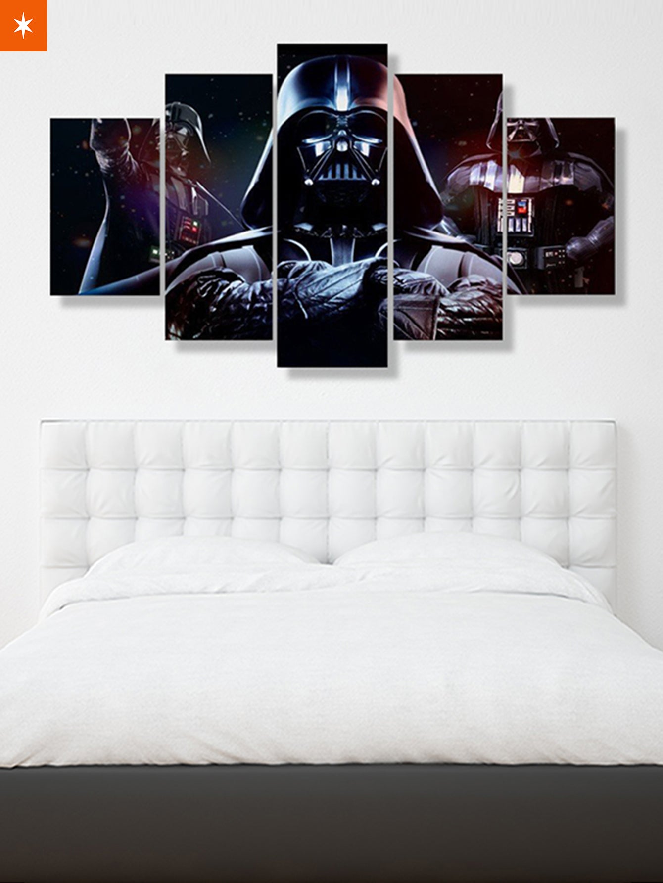 Fandomaniax - 3 Darth Vader 5 Piece Canvas