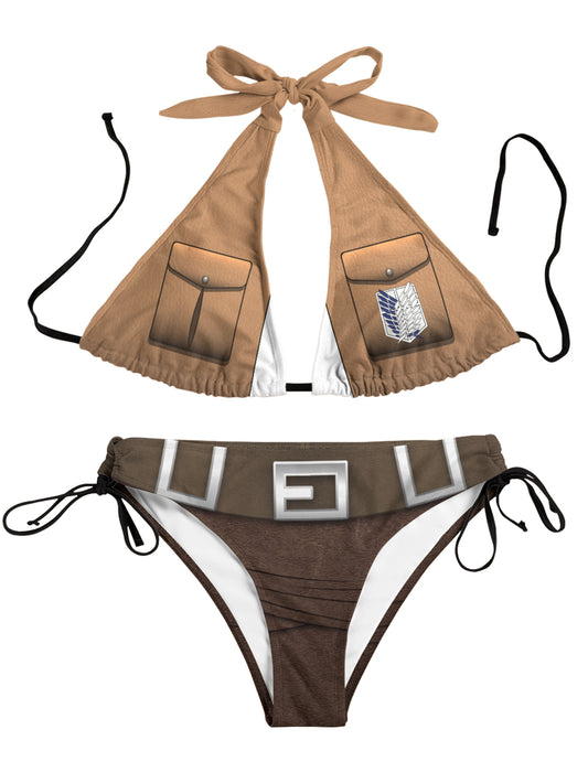 Fandomaniax - AOT Corps Bikini Swimsuit