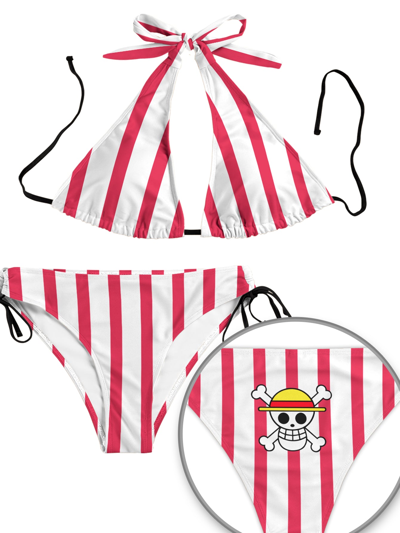 Fandomaniax - Strawhat Pirate Bikini Swimsuit