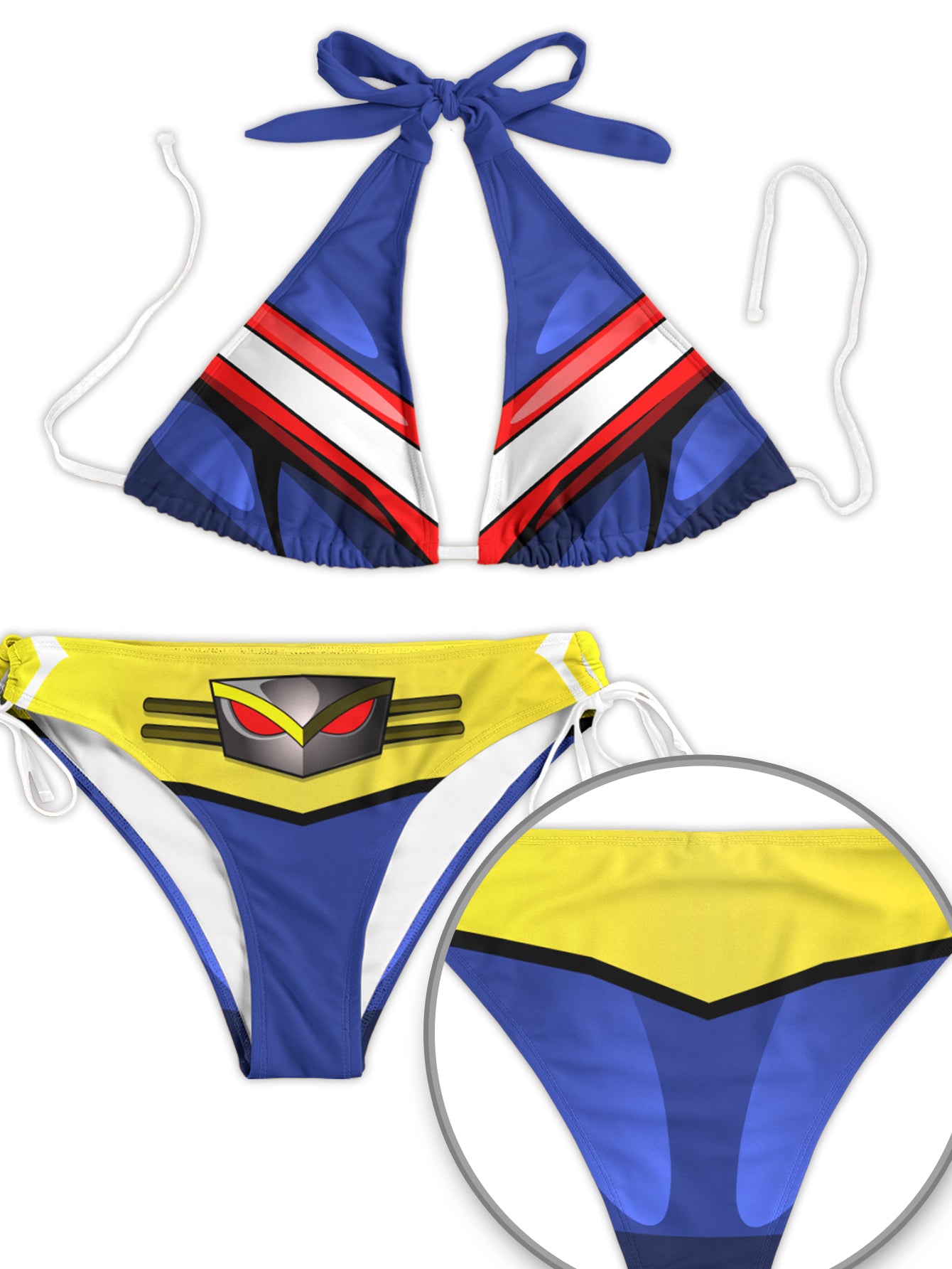 Fandomaniax - UA High All Might Bikini Swimsuit