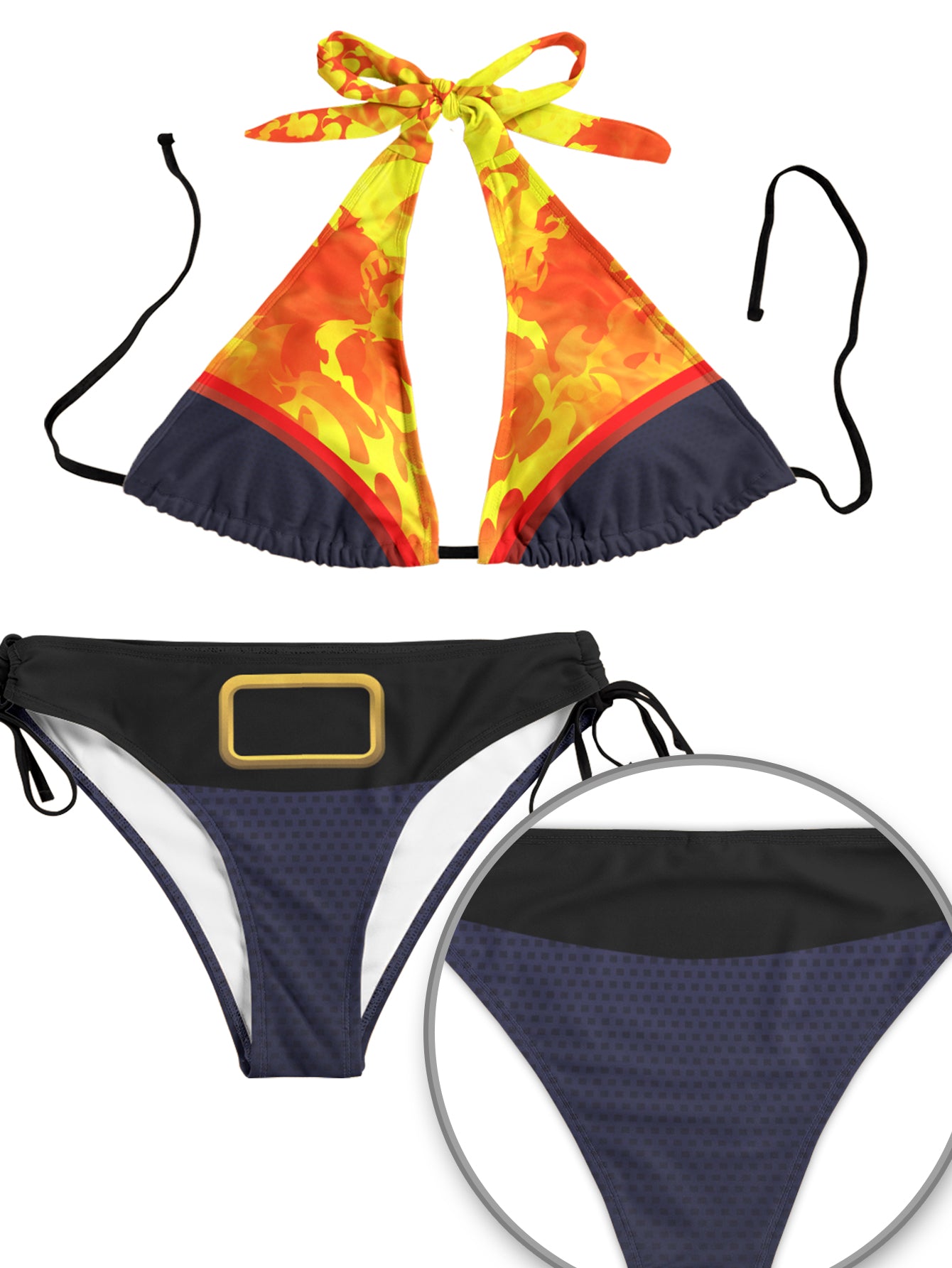 Fandomaniax - UA High Enji Bikini Swimsuit