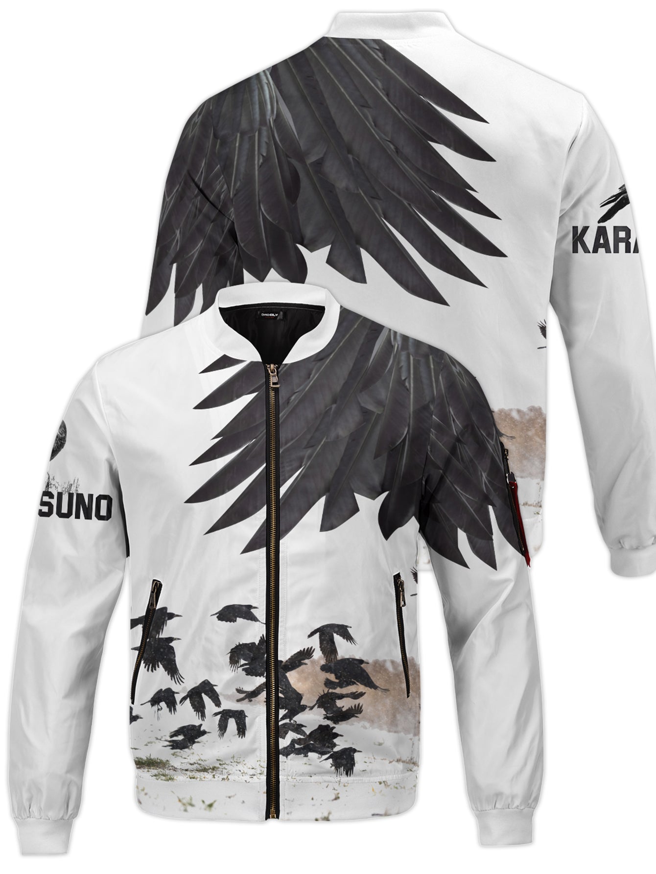 Fandomaniax - Karasuno Crows Bomber Jacket