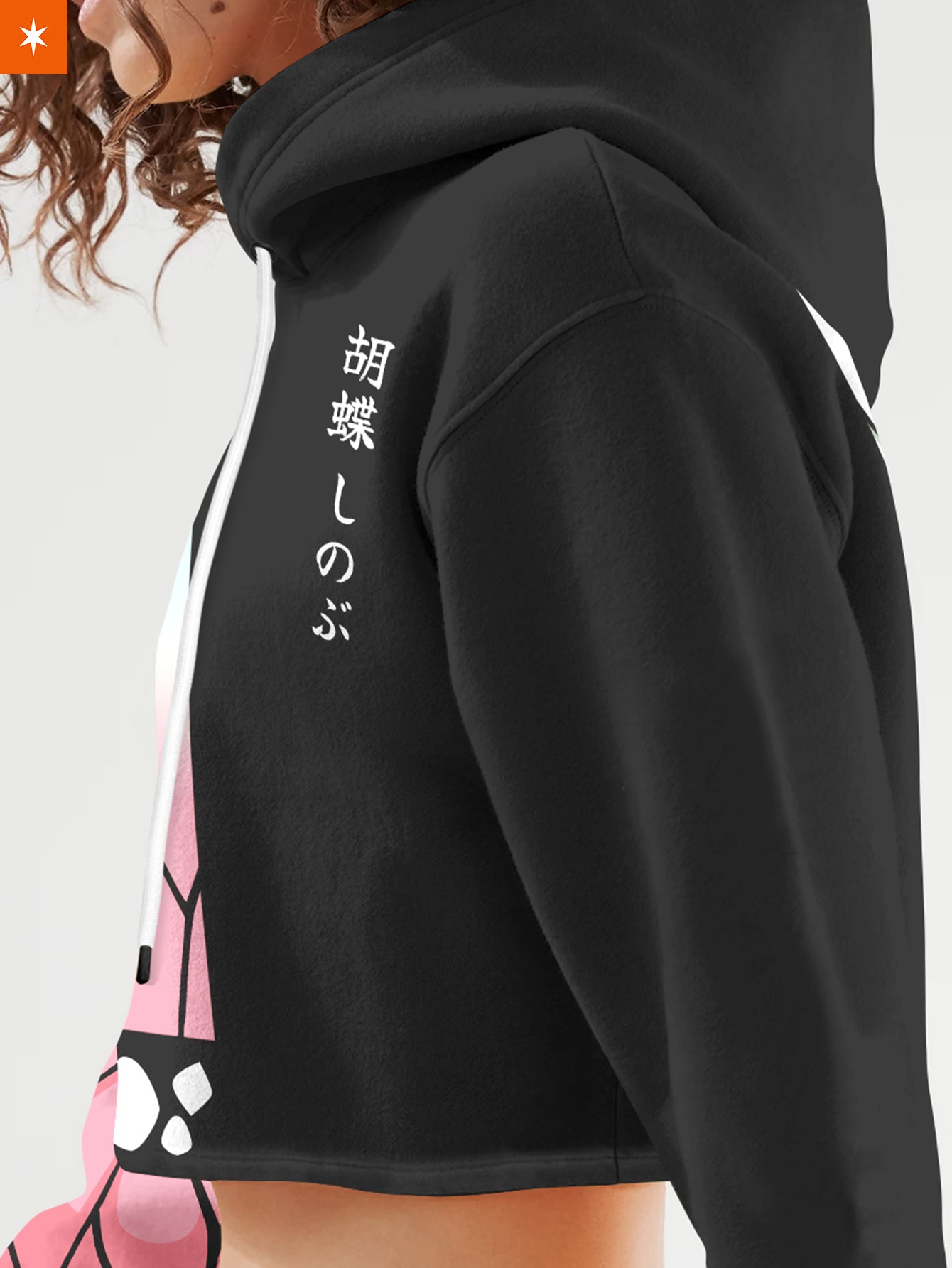 Fandomaniax Shinobu Fashion Cropped Hoodie