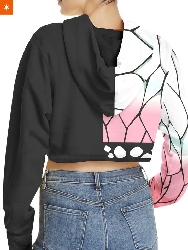 Fandomaniax - Shinobu Fashion Cropped Hoodie