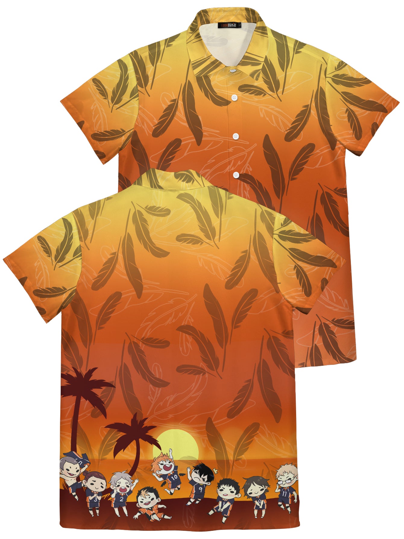 Fandomaniax - Aloha Karasuno Hawaiian Shirt