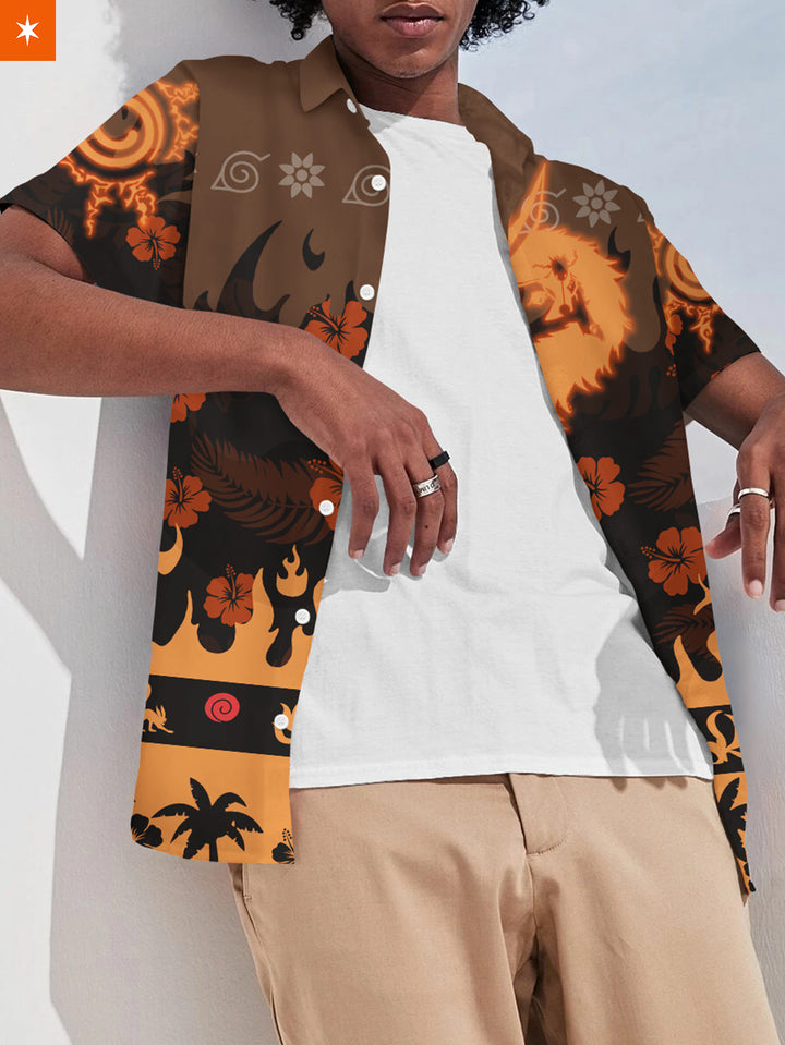 Fandomaniax - Aloha Naruto Kurama Hawaiian Shirt