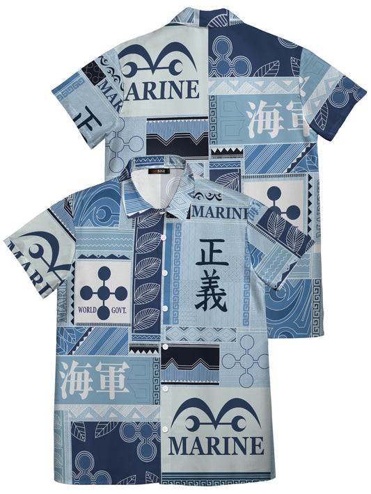 Fandomaniax - Aloha OP Marine Hawaiian Shirt