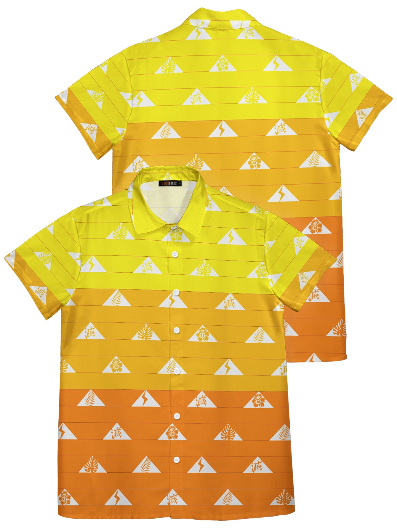 Fandomaniax - Aloha Zenitsu Emblem Hawaiian Shirt